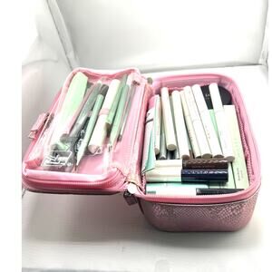 New HUGE Mally Beauty makeup set eye liners lips tools brows shadow powder blush